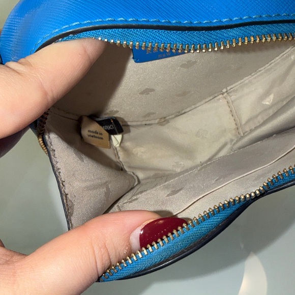 Kate Spade Vibrant Blue Heart Mini Bag as is - Picture 8 of 8